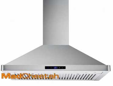 Elexnux 30 in. Ducted Range Hood 700CFM Wall Mount Stainless Steel Touch Control 3-speed Stove...
