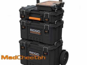 RIDGID Pro Gear System Gen 2.0 Stackable Rolling Tool Box , 22 in. Heavy Duty Tool Box, Compact...