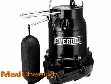 Everbilt 3/4 HP Pro Snap Action Submersible Sump Pump HDS75 - UNUSED Condition: Open Box - Like...