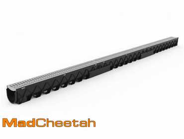RELN Storm Drain 10 ft. Channel with Portland Grey Grate Accessory 3 ft - UNUSED Condition:  New...