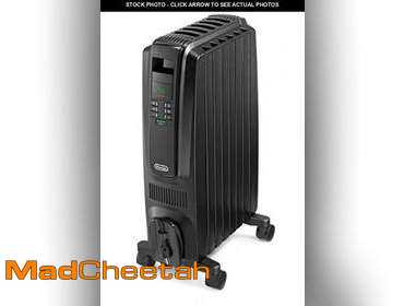 DeLonghi Dragon Digital Oil Filled Radiator Heater, 1500W Electric Space Heater for indoor use,...
