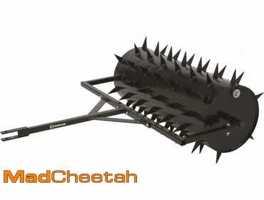 Strongway Drum Spike Lawn Aerator, 36in.W, 78 Spikes - UNUSED Condition: Brand New - Bad...
