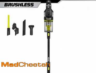 RYOBI 18V ONE+ HP Advanced WHISPER Series Stick Vacuum (Tool Only) PBLSV719B - UNUSED Condition:...