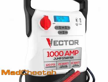 VECTOR 1000 Amp Jump Starter, Compressor, USB Power VECJ1C - UNUSED Condition: Open Box - Like...