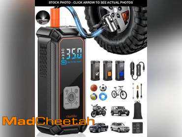 OlarHike Cordless Tire Inflator Portable Air Compressor, 150PSI Dual Mode, 5400mAh Auto Air Pump...
