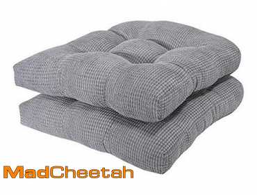Arlee Non-Skid Memory Foam Chair Pads, 2 Count (Pack of 1), Alloy Gray - UNUSED Condition: Open...