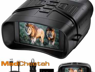 Night Vision Goggles - 4K Night Vision Binoculars with 5000mAh Rechargeable Battery, 32GB TF Card...