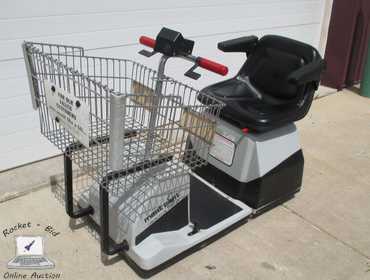 Mart Cart Battery Operated Shopping Cart, Used, New Batteries, Tested Works
